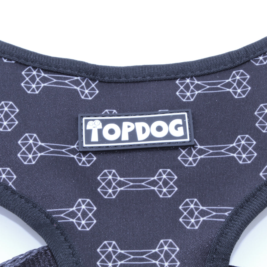 GIve the Dog a Bone Topdog Reversible Dog Harness