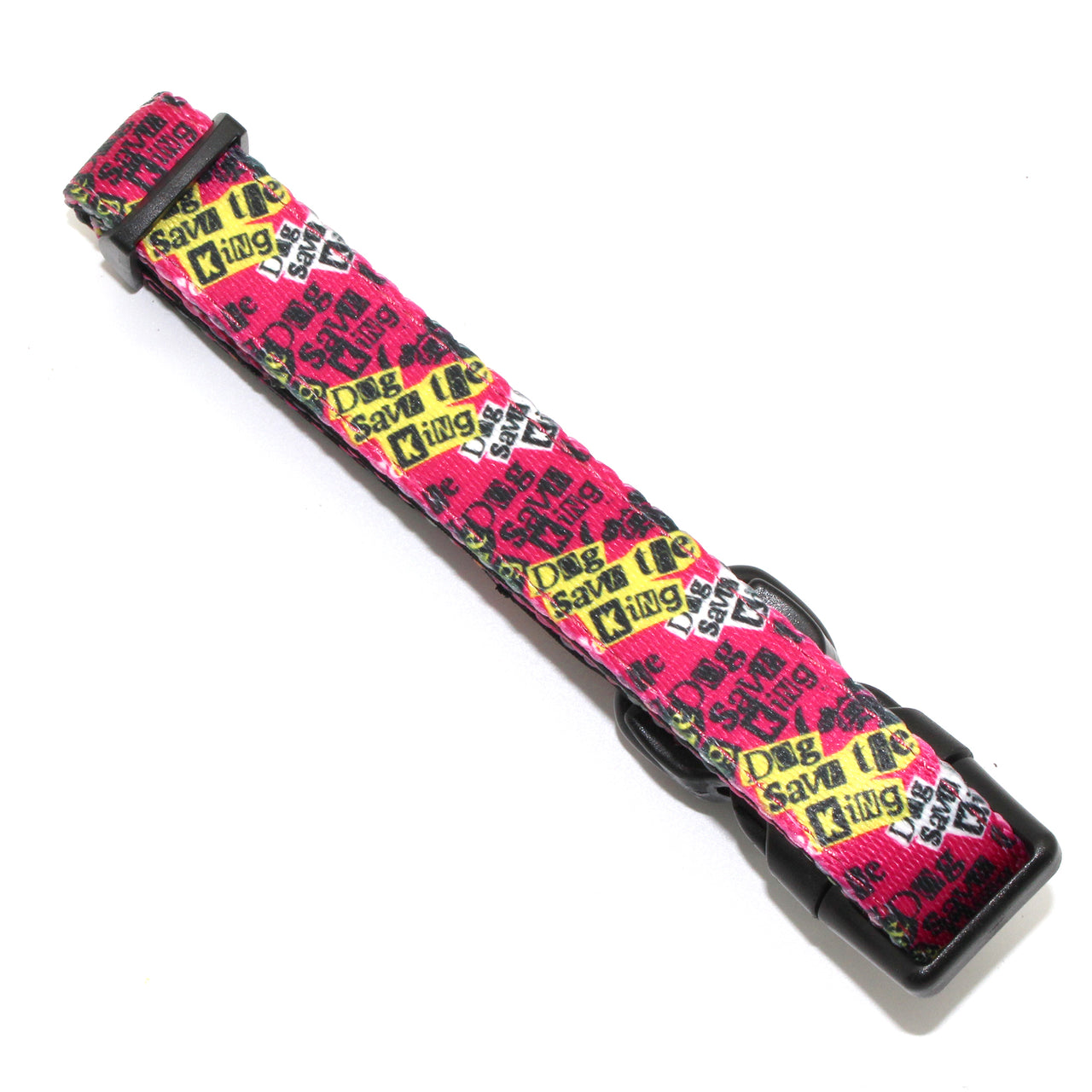 Topdog Dog Save the King Dog Collar