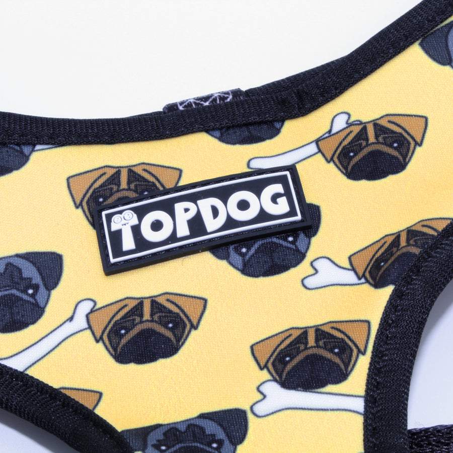 GIve the Dog a Bone Topdog Reversible Dog Harness