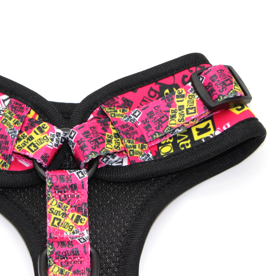 Topdog God Save the King adjustable dog harness