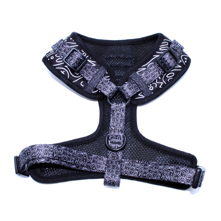 A TopDog adjustable Squad Ghouls dog harness