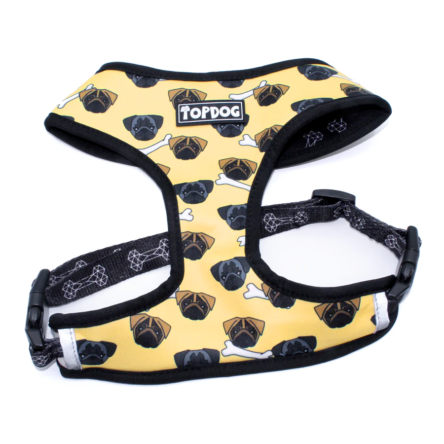 GIve the Dog a Bone Topdog Reversible Dog Harness