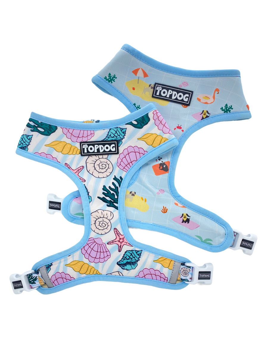 Shore Thing – Reversible and adjustable dog harness