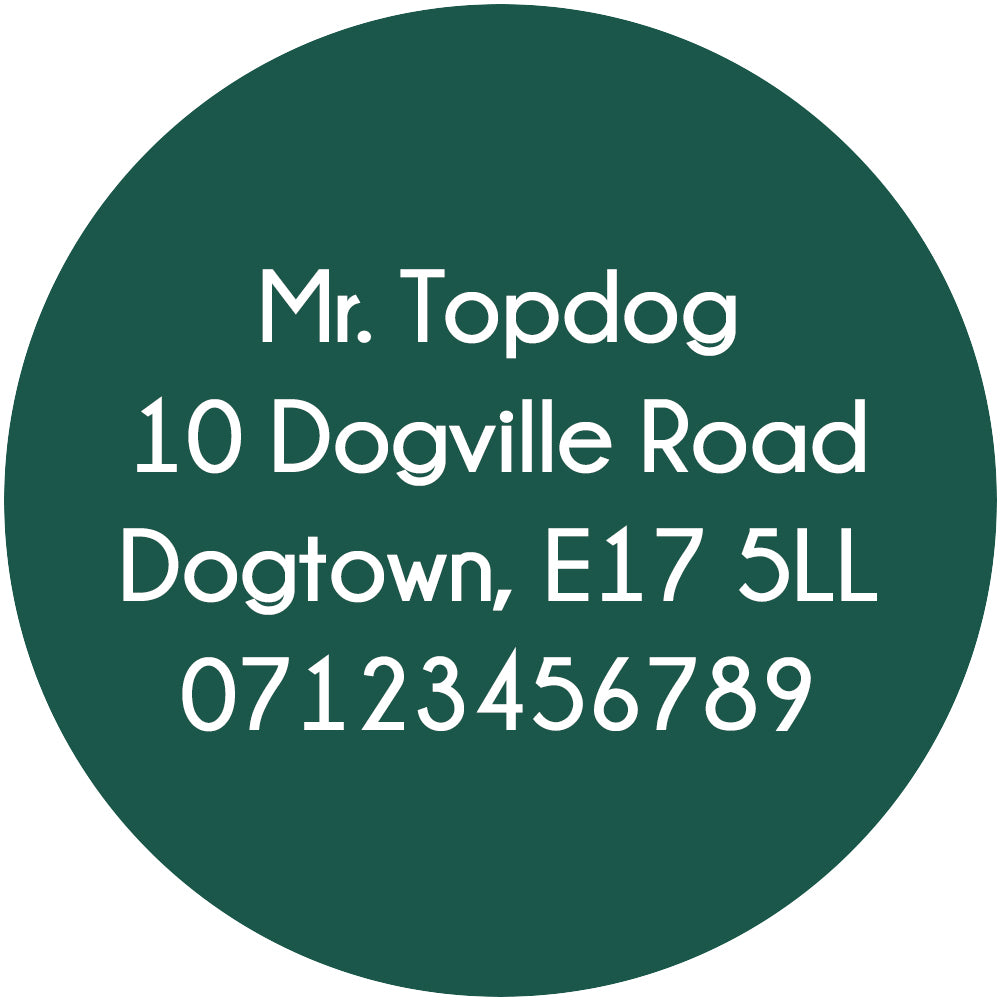 TopDog Harnesses – Shore Thing – ID tag