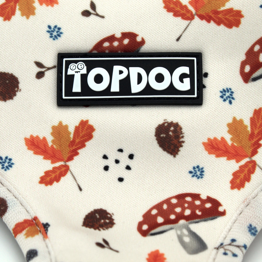 TopDog Harnesses Woodland treasures close-up view
